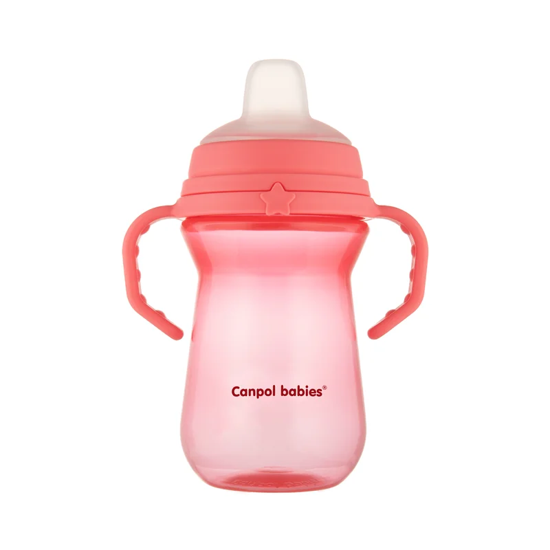Canpol babies kubek z silikonowym ustnikiem FirstCup 250ml