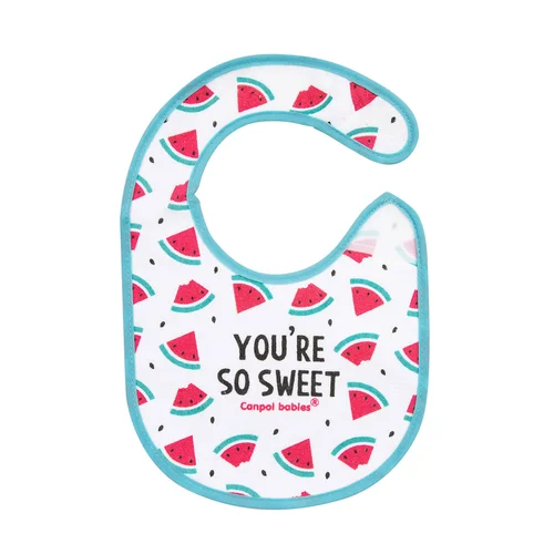 Śliniak Canpol babies nieprzemakalny z frotte SO COOL