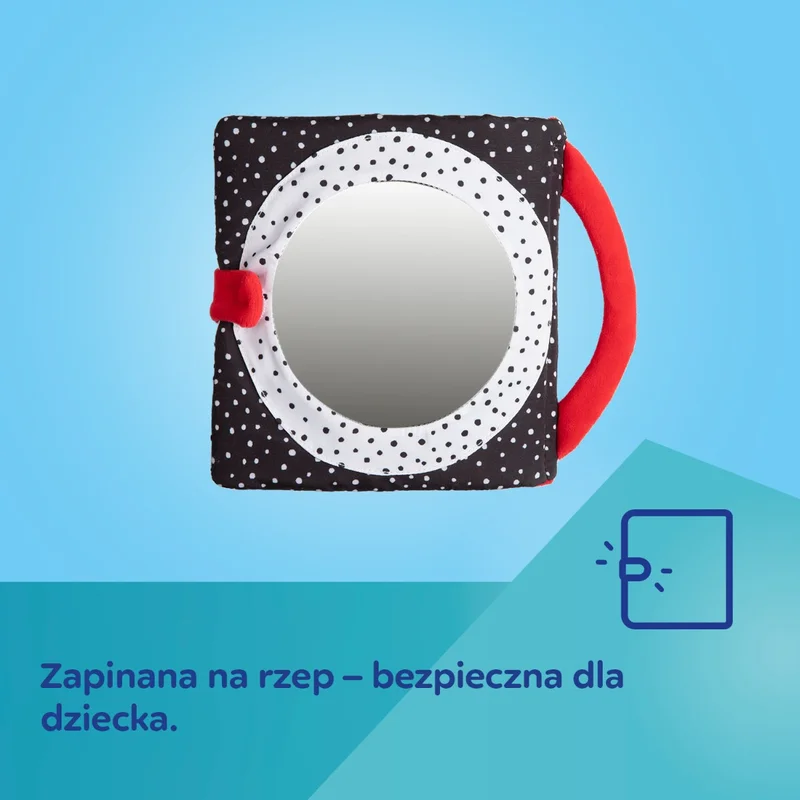 Canpol babies sensoryczna książeczka manipulacyjna BabiesBoo PANDA