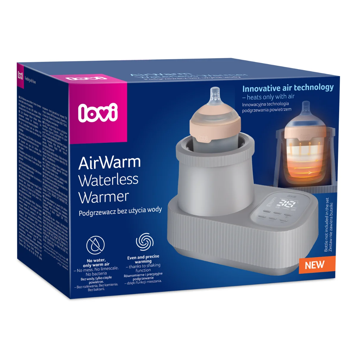 Podgrzewacz bez użycia wody LOVI AirWarm