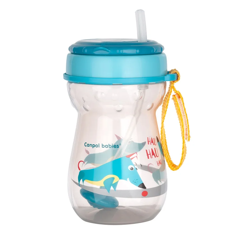 Canpol babies bidon ze składaną rurką silikonową z odważnikiem 350ml