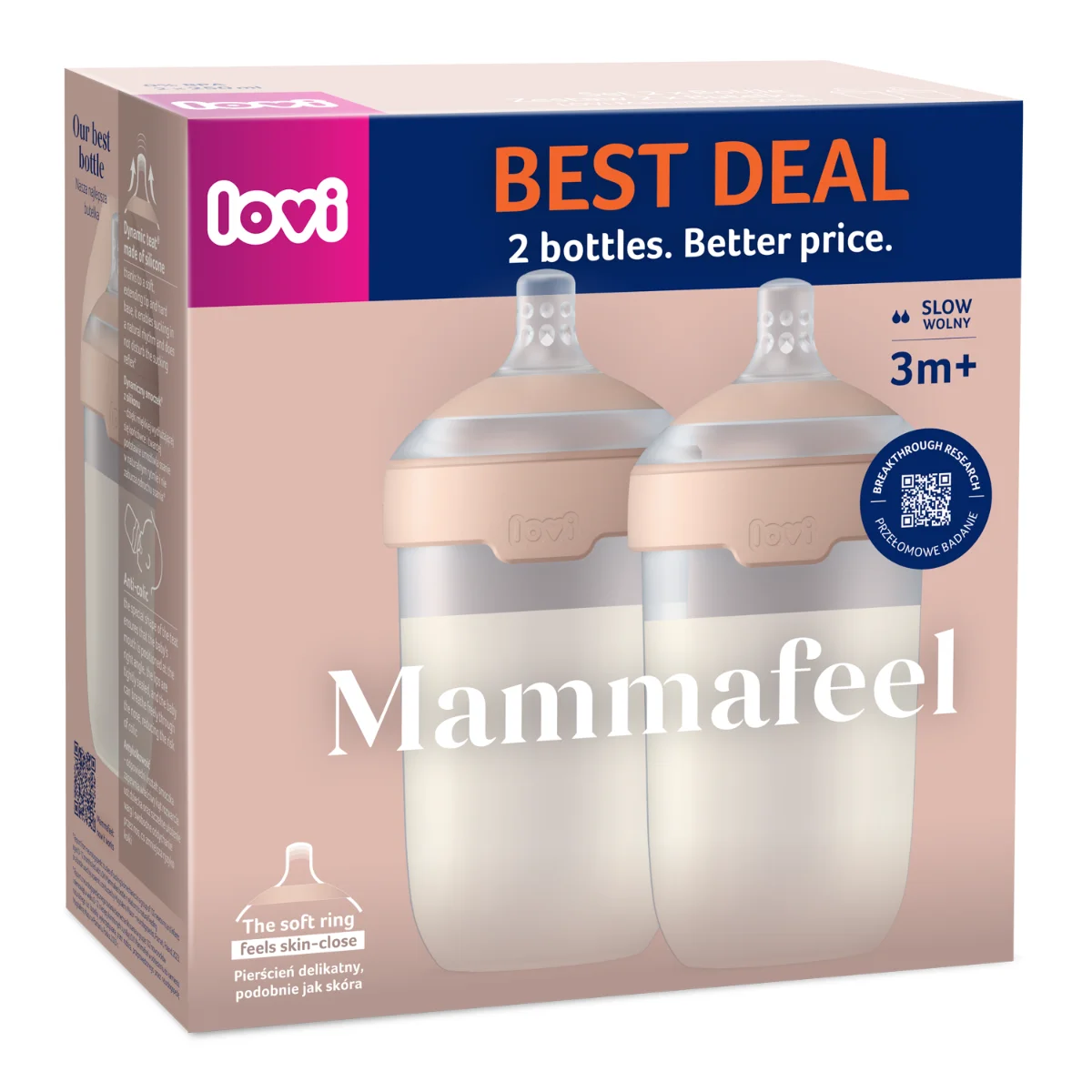 LOVI Dwupak Butelka Mammafeel 250 ml