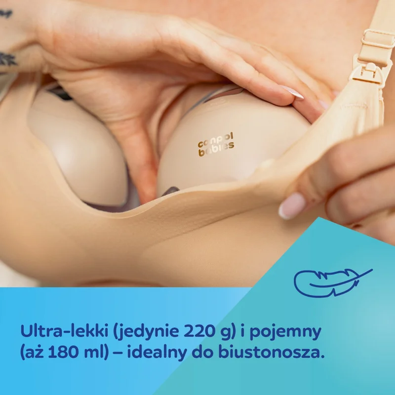 Canpol babies Inteligentny laktator muszlowy SmartSense z aplikacją