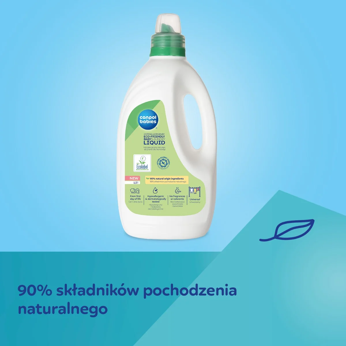 Hipoalergiczny eko-płyn  do prania dla niemowląt 1,5l​