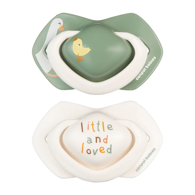 Canpol babies Smoczek silikonowy symetryczny 2 szt. GOOSE