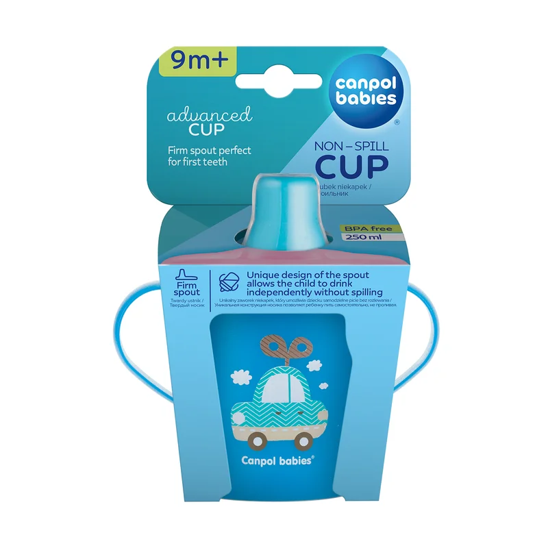 Kubek niekapek Canpol babies twardy 250 ml TOYS