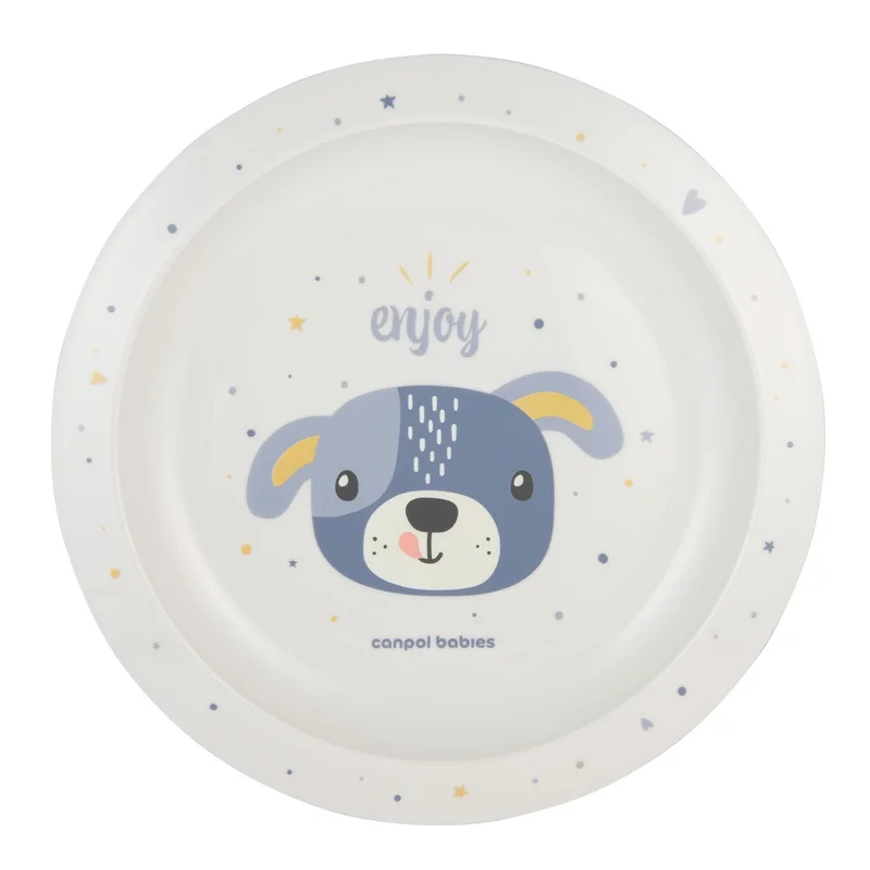 Canpol babies Talerz plastikowy dla dziecka CUTE ANIMALS