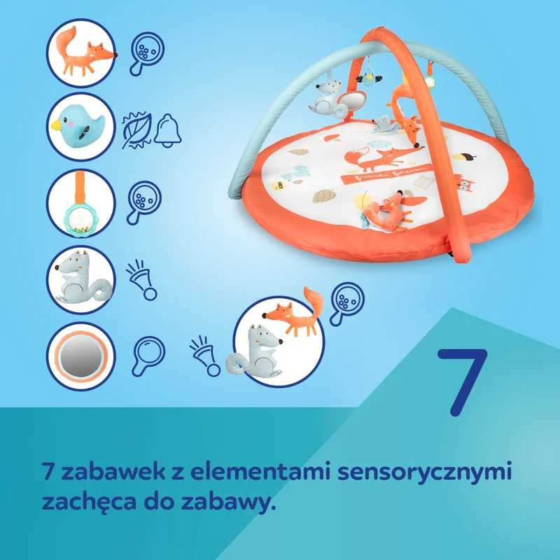Canpol babies mata edukacyjna FOX