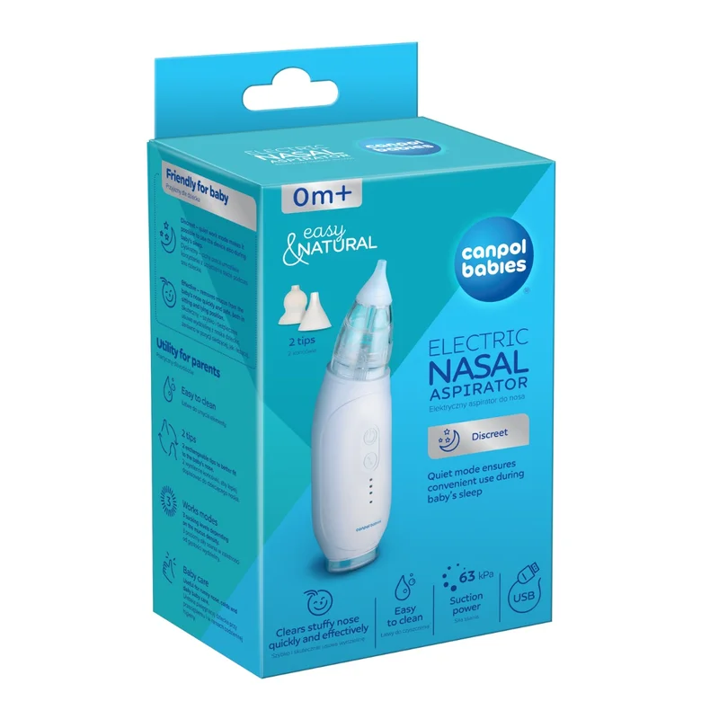 Canpol babies elektryczny aspirator do nosa EasyNatural