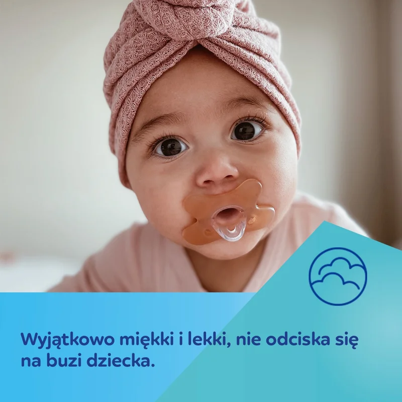 Canpol babies smoczek 100% silikonowy 0-6m symetryczny 1 szt.