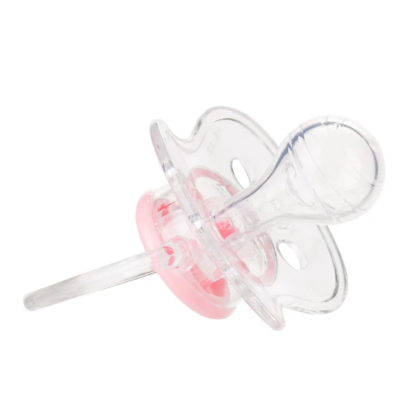 Canpol babies smoczek uspokajający silikon 0-6m okrągły NEWBORN BABY różowy