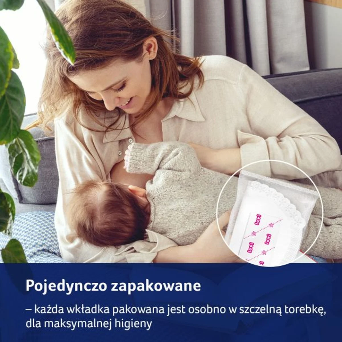 Wkładki laktacyjne antybakteryjne LOVI Discreet Elegance 40 szt. białe