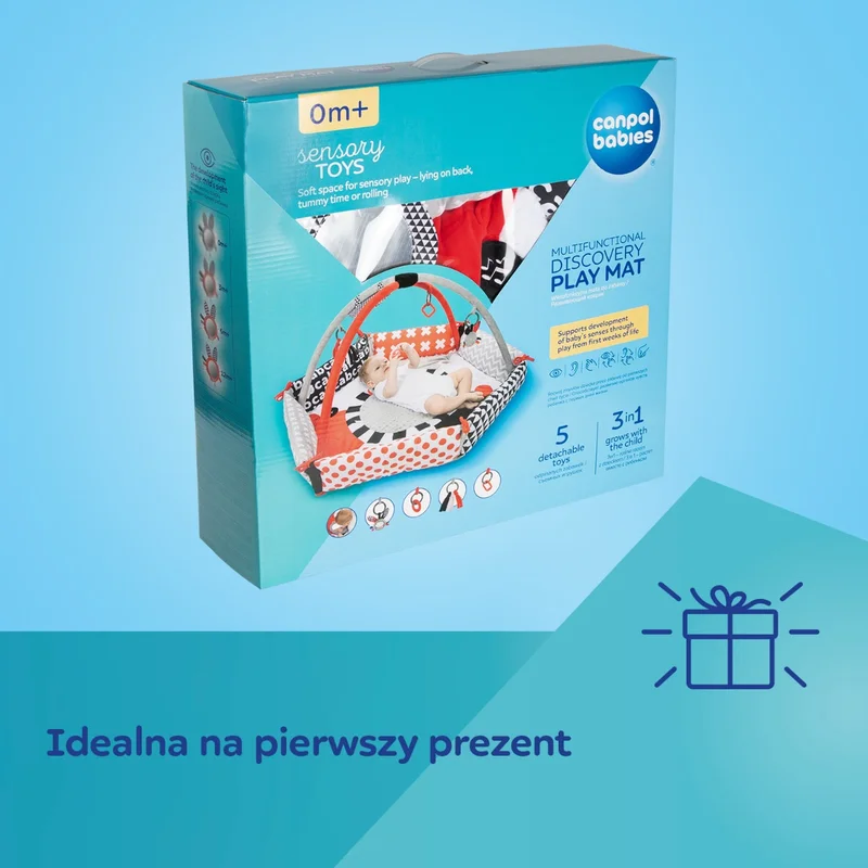 Canpol babies sensoryczna mata do zabawy SENSORY TOYS