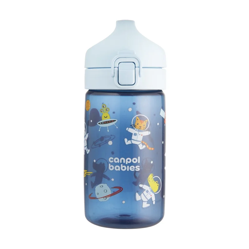 Canpol babies Bidon na wodę dla dzieci od 2,5 r.ż Junior 400 ml niebieski