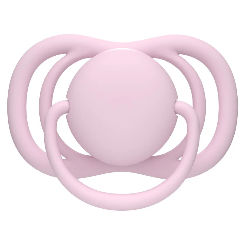 Canpol babies Smoczek adaptacyjny silikonowy 6-18m Natural Shape Lavender&Raspberry 2szt​