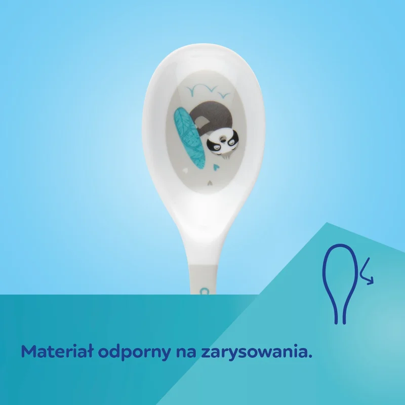 Canpol babies zestaw łyżek z melaminy 2 szt  EXOTIC ANIMALS