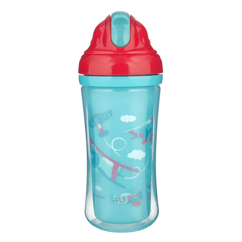Canpol babies bidon ze składaną rurką silikonową 260ml samoloty