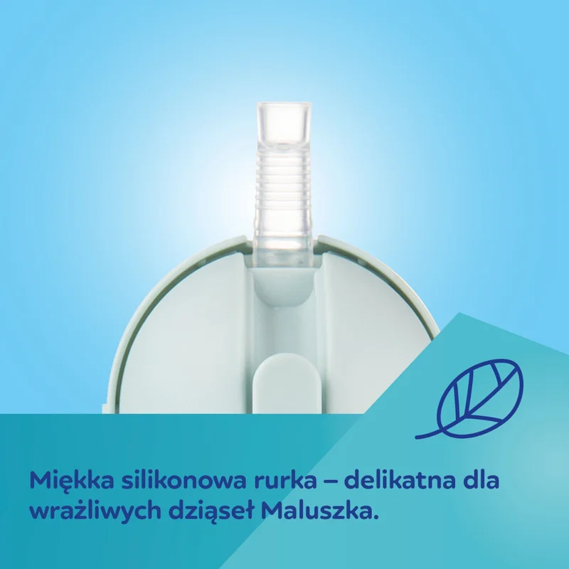 Canpol babies Kubek niekapek z rurką i odważnikiem 270 ml zielony