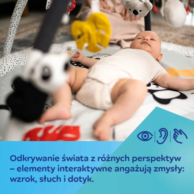 Canpol babies sensoryczna mata edukacyjna z lusterkiem BabiesBoo