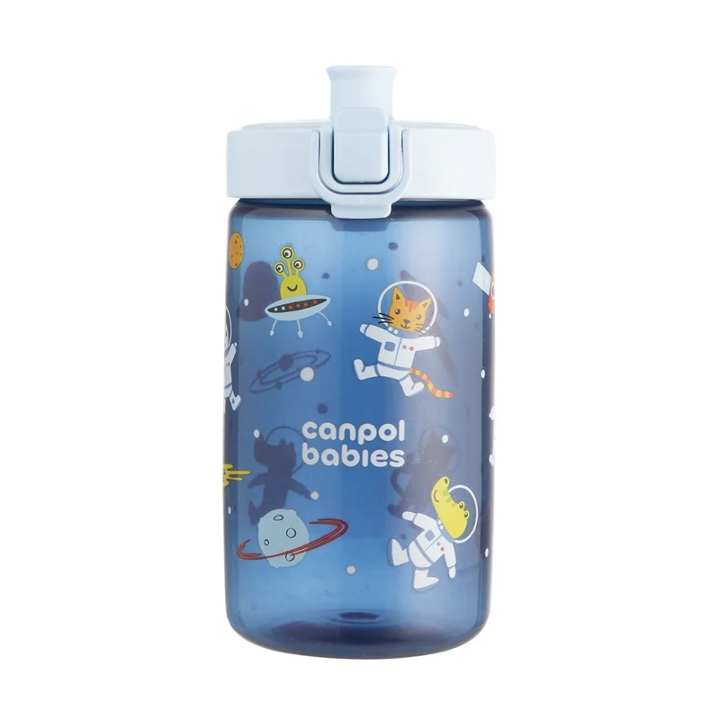Canpol babies Bidon na wodę dla dzieci od 2,5 r.ż Junior 400 ml niebieski