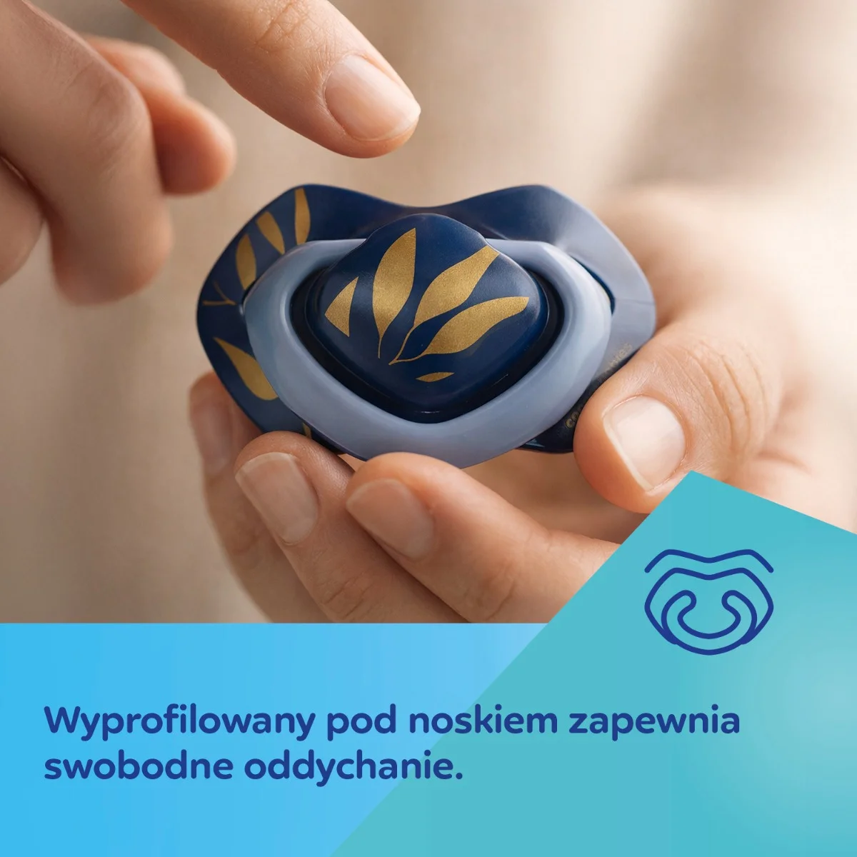 Canpol babies Smoczek silikonowy Light touch 6-18m symetryczny GOLD 2 szt. różowy