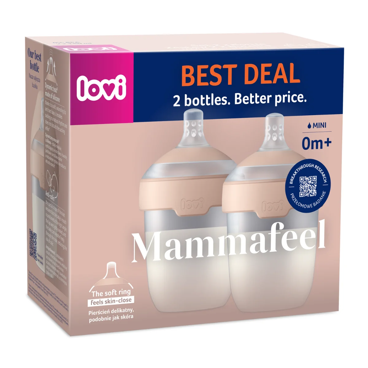 LOVI Dwupak Butelka Mammafeel 150 ml