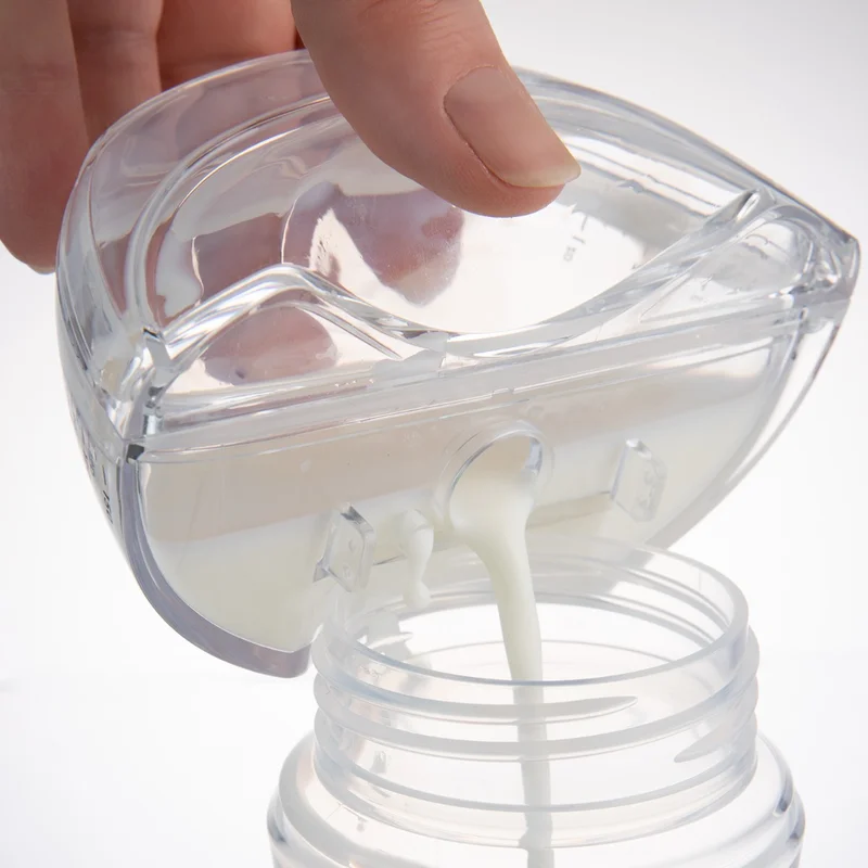 Canpol babies Pojemnik na mleko do laktatora muszlowego Hands-Free